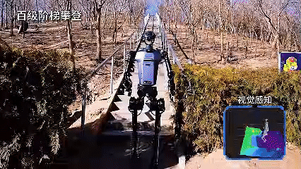 全球首例！能连续攀爬上百级阶梯、雪地奔跑的人形机器人亮相