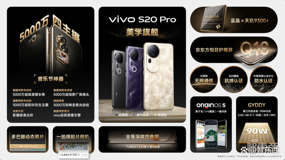 自研AI大模型、自研芯片看齐旗舰机，vivo S20 2299元起
