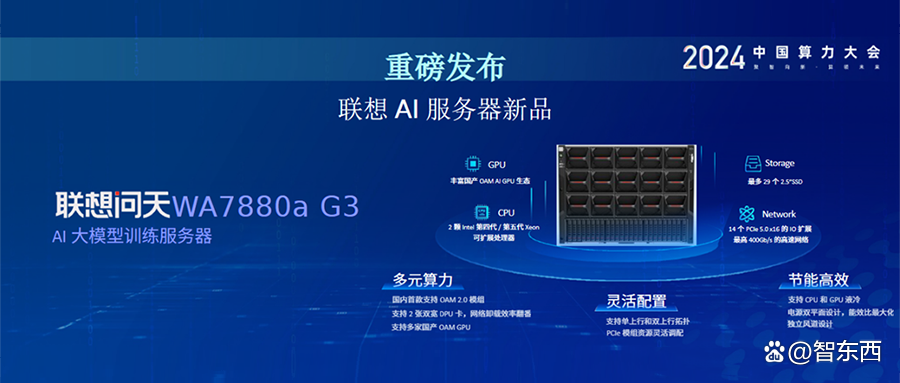 联想问天WA7880a G3：多元算力、高效节能铸就新质生产力智算底座